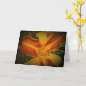 Lily, carte (Fleur jaune)