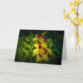 Lily, carte (Fleur jaune)