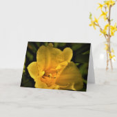 Lily, carte (Fleur jaune)
