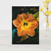 Lily, carte (Fleur jaune)