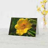 Lily, carte (Fleur jaune)