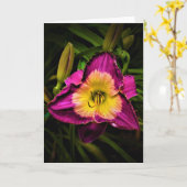 Lily, carte (Fleur jaune)