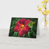 Lily, carte (Fleur jaune)