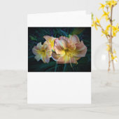 Lily, carte (Fleur jaune)