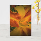 Lily, carte (Fleur jaune)