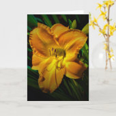 Lily, carte (Fleur jaune)