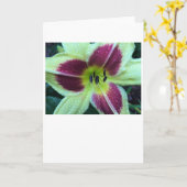 Lily, carte (Fleur jaune)