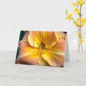 Lily, carte (Fleur jaune)