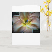 Lily, carte (Fleur jaune)