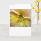 Lily, carte (Fleur jaune)