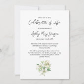 Lily Celebration of Life Funeral Kaart (Voorkant)