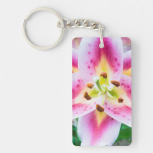 Lily Close-up Sleutelhanger