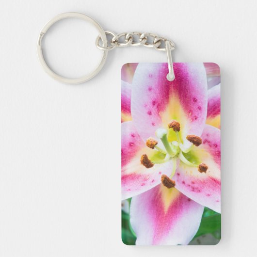 Lily Close-up Sleutelhanger (Voorkant)