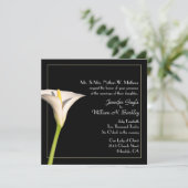 Lily Custom Wedding Invitation Kaart (Staand voorkant)