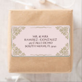 Lily De La Vallée - Blank Étiquette de adresse (En situation)