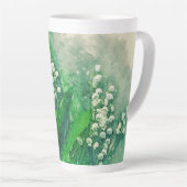 Lily de la Vallée Coupe personnalisée de café Mug (Angle droit)