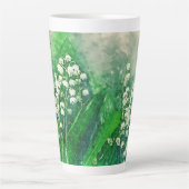 Lily de la Vallée Coupe personnalisée de café Mug (Devant)