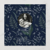 Lily de la vallée fougère || Programme photo bleu (Devant)