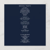 Lily de la vallée fougère || Programme photo bleu (Dos)