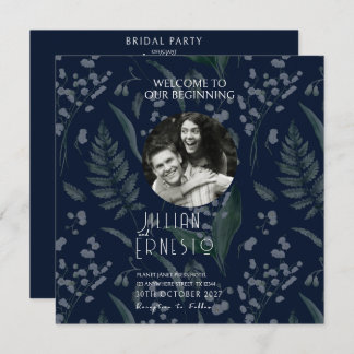 Lily de la vallée fougère || Programme photo bleu