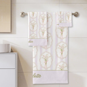 Lily de la Vallée Personnalisé Aquarelle