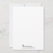 Lily de la Vallée sur Ecru Faire-part de mariage (Dos)