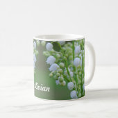 Lily de la vallée, Tasse à café personnalisée (Devant droit)