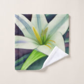 Lily de Pâques (Gant de toilette)