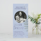 Lily de Valley || Bleu clair avec programme photo (Debout devant)