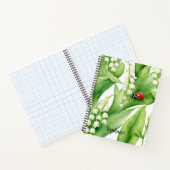 Lily de Vally Lady Bug Theme Carnet Spiral (Intérieur)