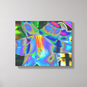 Lily Digitaal Verbeterde schroot van Canvas Afdruk