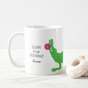 Lily - een ernstig grillige alligator koffiemok