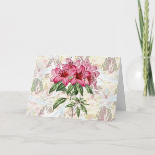 Lily en Dove Pattern op Pattern Art Note Kaart (Voorkant)