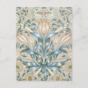 Lily en Pomegranate  Floral Art Design Briefkaart