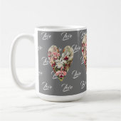  Lily Floral Hearts Love Mok Cup (Links)