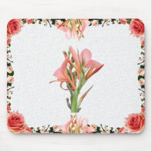 Lily Flower Botanical Art Muismat