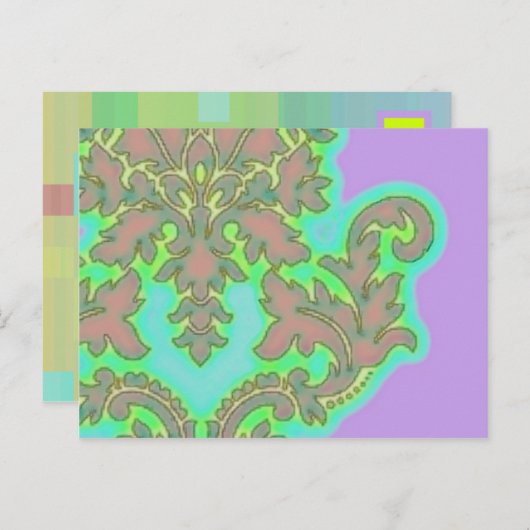 Lily Flower Briefkaart (Voorkant / Achterkant)