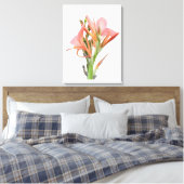 Lily Flower Canvas Afdruk (Insitu (Slaapkamer))