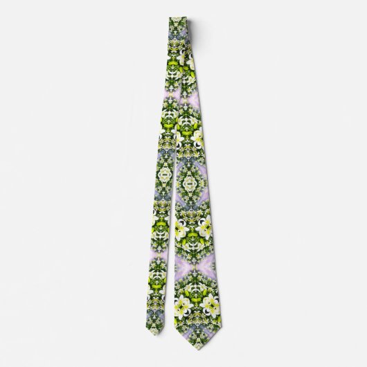 Lily Flower Design pour Cravate (Dos)