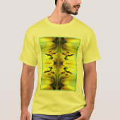 Lily Flower Fantasy Abstract T-shirt (Voorkant)
