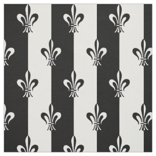 Lily Flower Fleur De Lis Pattern Stof