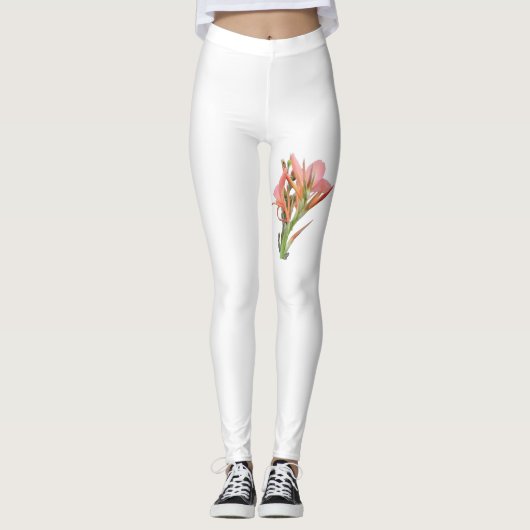 Lily Flower Leggings (Voorkant)