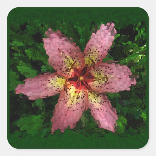 Lily Flower Sticker (Voorkant)