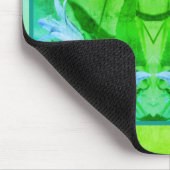 Lily Flowers Abstracte kleuren gepersonaliseerd Muismat (Hoek)