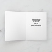 Lily Garden met Gold Cross Scripts Pasen Feestdagen Kaart (Binnen)