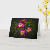 Lily, kaart (Gele Bloem)