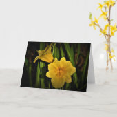 Lily, kaart (Gele Bloem)