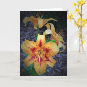 Lily, kaart (Gele Bloem)