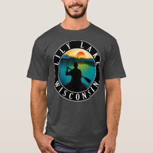 Lily Lake Wisconsin kanoën T-shirt