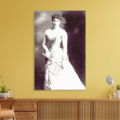 Lily Langtry (1853-1929) treedt op bij Haymark Canvas Afdruk (Insitu (Woonkamer))